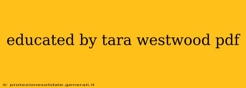 educated by tara westwood pdf