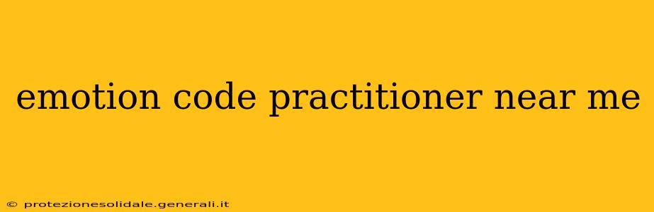 emotion code practitioner near me