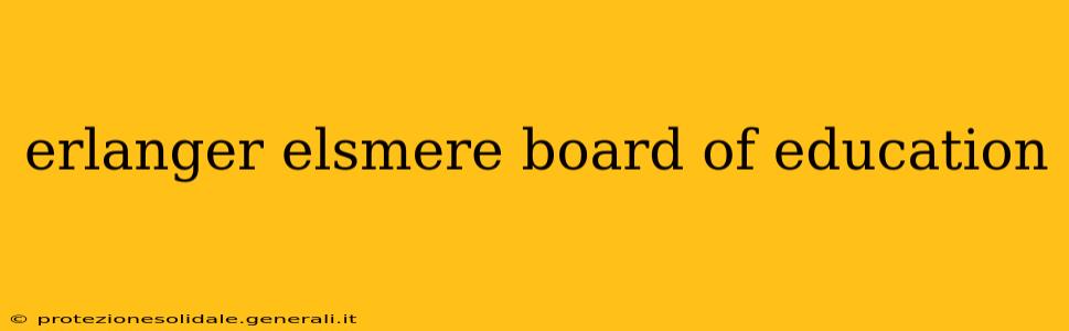 erlanger elsmere board of education