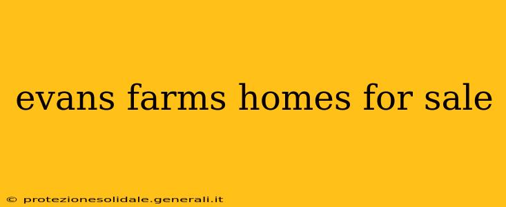 evans farms homes for sale