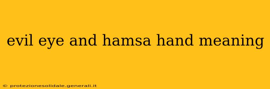 evil eye and hamsa hand meaning