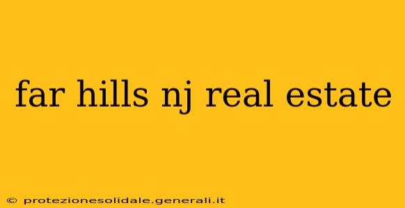 far hills nj real estate