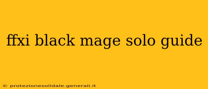 ffxi black mage solo guide