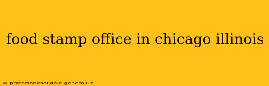 food stamp office in chicago illinois
