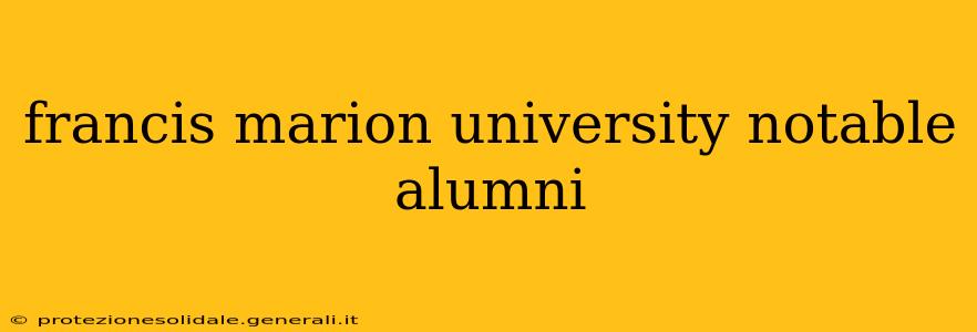 francis marion university notable alumni