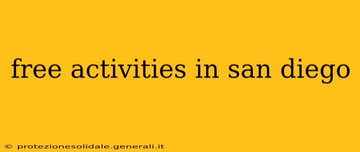 free activities in san diego
