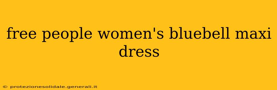 free people women's bluebell maxi dress