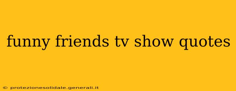 funny friends tv show quotes