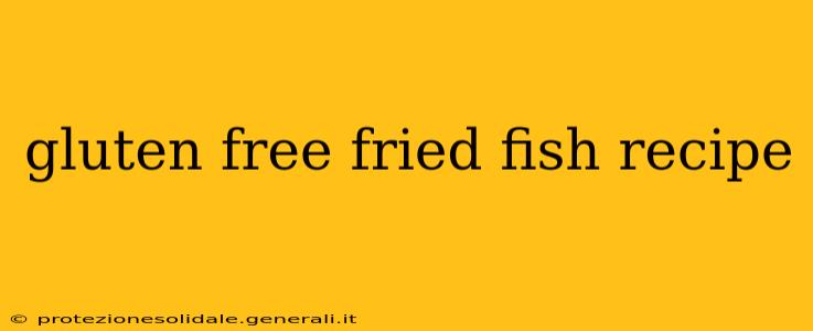 gluten free fried fish recipe