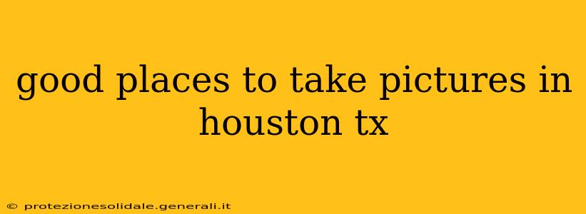 good places to take pictures in houston tx