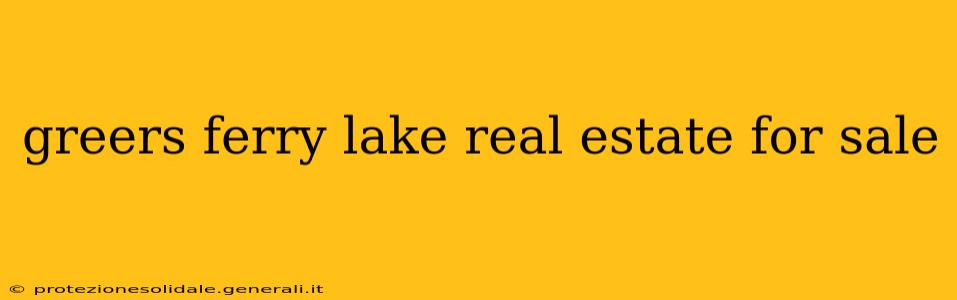 greers ferry lake real estate for sale