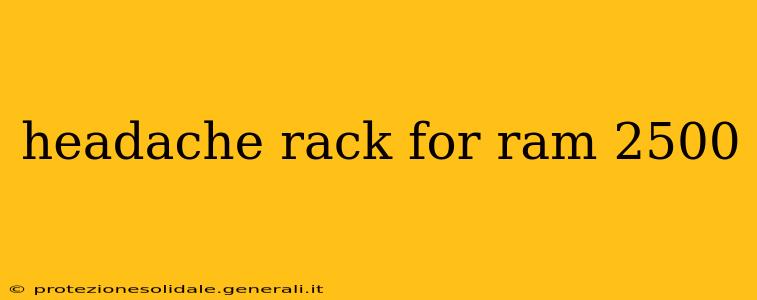 headache rack for ram 2500