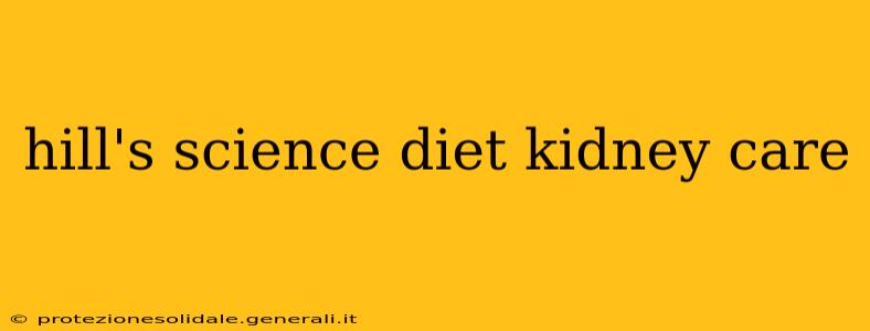 hill's science diet kidney care