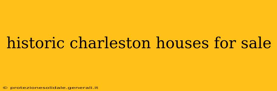 historic charleston houses for sale