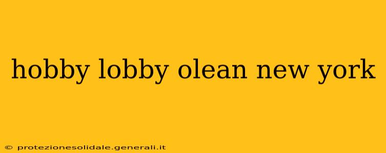 hobby lobby olean new york