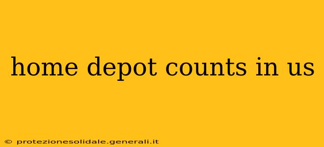 home depot counts in us