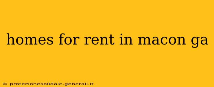 homes for rent in macon ga