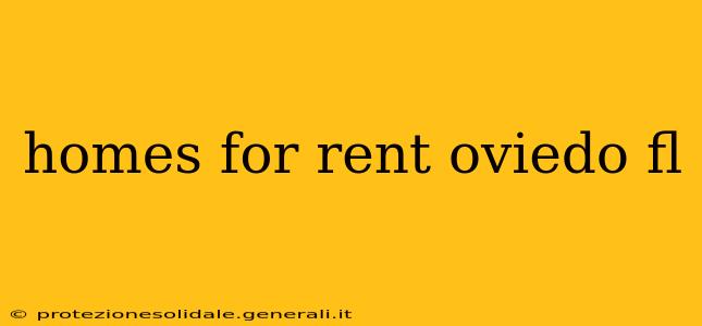 homes for rent oviedo fl