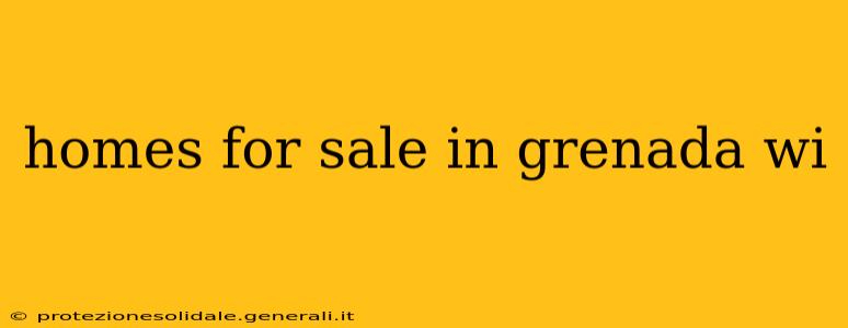 homes for sale in grenada wi