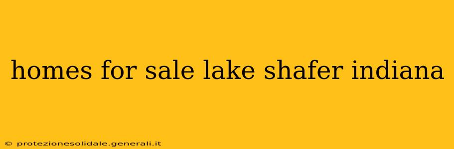 homes for sale lake shafer indiana