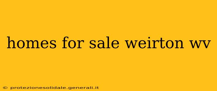 homes for sale weirton wv