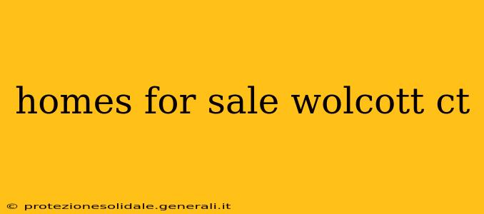 homes for sale wolcott ct