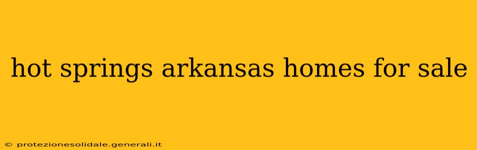 hot springs arkansas homes for sale