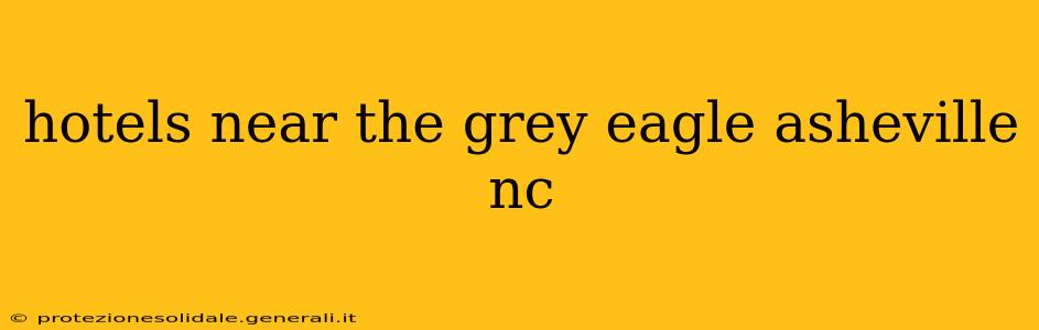 hotels near the grey eagle asheville nc