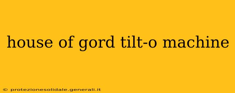 house of gord tilt-o machine