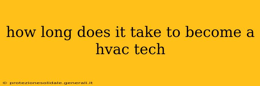 how long does it take to become a hvac tech
