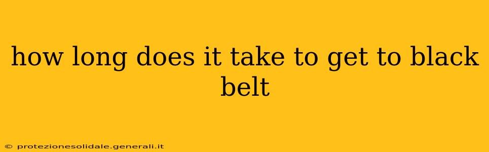 how long does it take to get to black belt