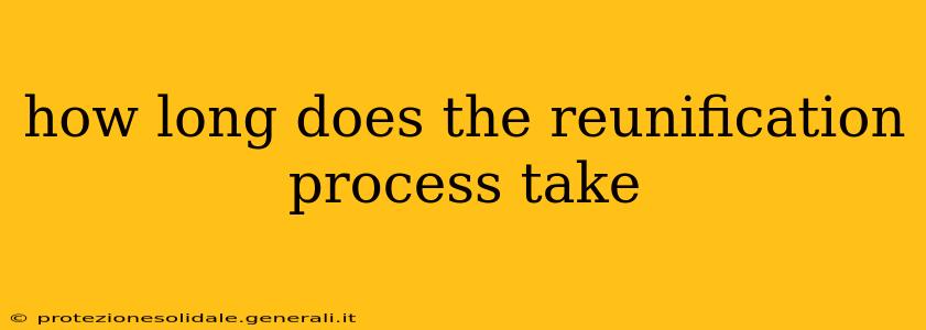 how long does the reunification process take