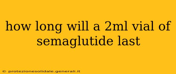 how long will a 2ml vial of semaglutide last
