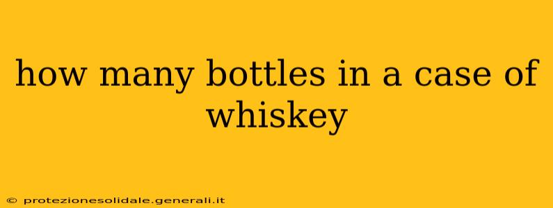 how many bottles in a case of whiskey