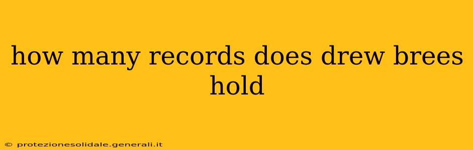 how many records does drew brees hold