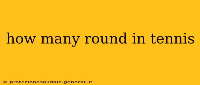 how many round in tennis