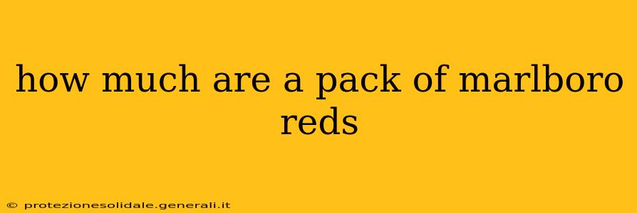 how much are a pack of marlboro reds