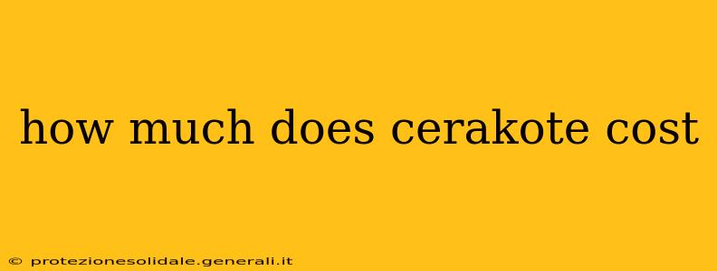 how much does cerakote cost