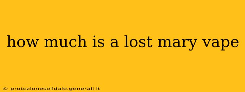 how much is a lost mary vape