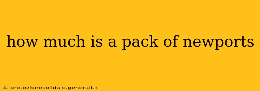 how much is a pack of newports