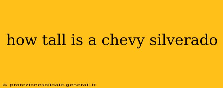 how tall is a chevy silverado