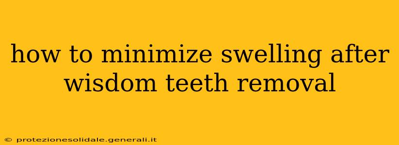 how to minimize swelling after wisdom teeth removal