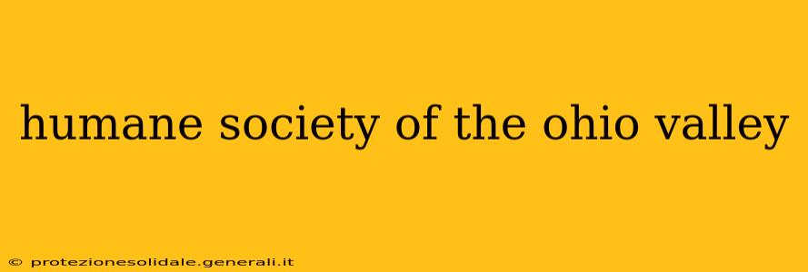 humane society of the ohio valley