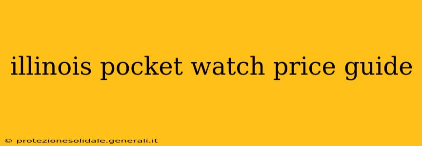 illinois pocket watch price guide