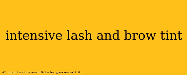 intensive lash and brow tint