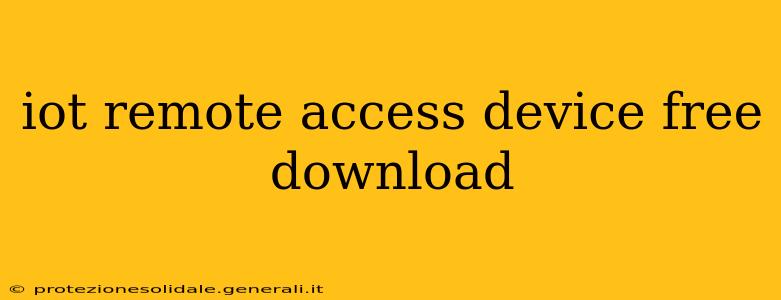 iot remote access device free download