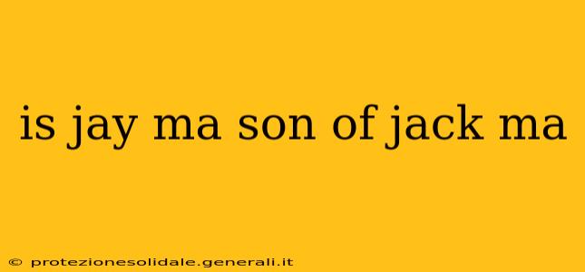 is jay ma son of jack ma