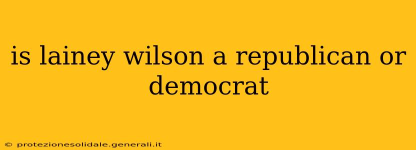 is lainey wilson a republican or democrat