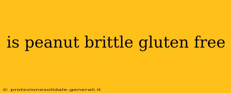 is peanut brittle gluten free