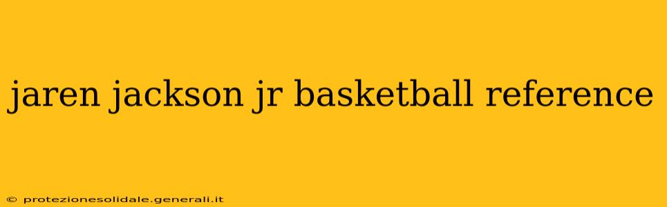 jaren jackson jr basketball reference